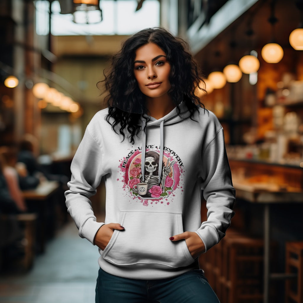Peace, Love, Recovery Hoodie