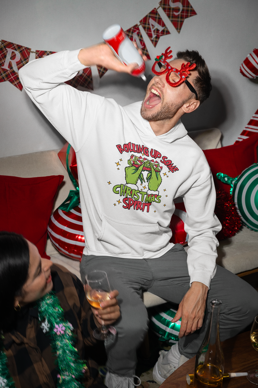 Rollin Up Christmas Spirit Hoodies