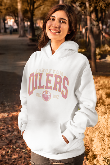 Pink Oilers Hoodie